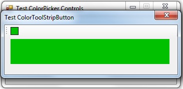 The ColorToolStripButton Control