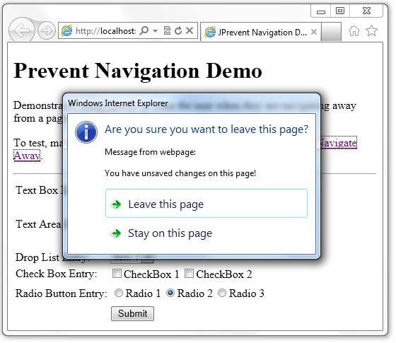 Screenshot of Demo Project Screenshot of Demo Project
